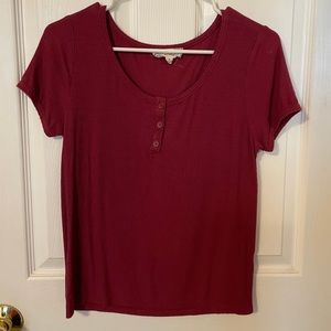 Cute Burgundy Top